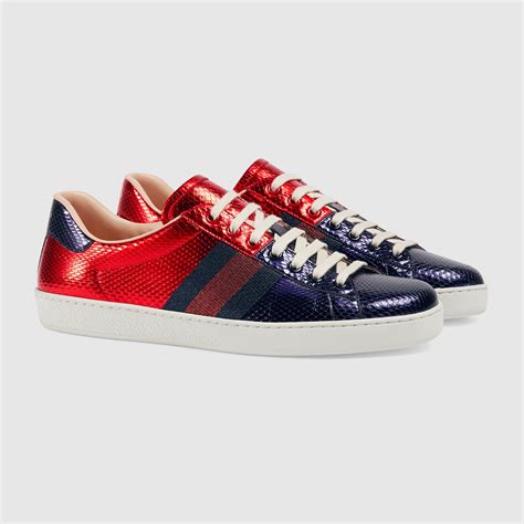 gucci ace sneakers mens cheap|Gucci ace metallic snakeskin sneakers.